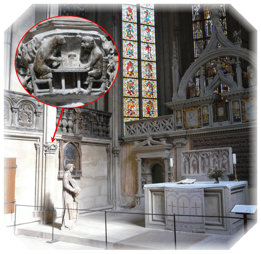 Affen im Dom